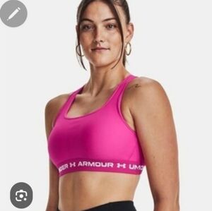 Under Armour Women's Pink Sports Bra Sz 2XL